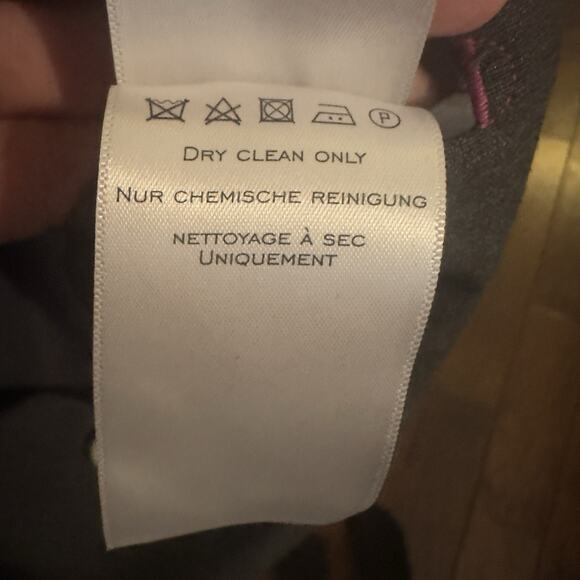 Charles Tyrwhitt Slim Fit Gray Wool Blazer Sport Coat Jacket Men’s 40S Merino - Picture 10 of 11